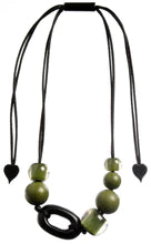 Elementz Necklace  4400101GREEQ03 Black/Green