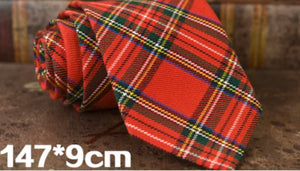 UNISEX MENS AND WOMENS TARTAN TIES