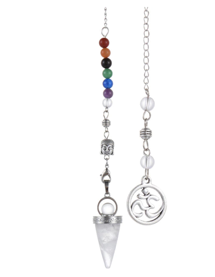 WHITE CRYSTAL PENDULUM