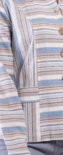 Load image into Gallery viewer, STRIPED JACKET 8250 BLUE COMBO
