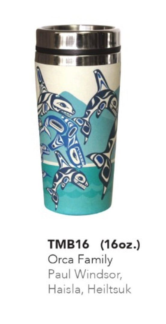 BAMBOO TRAVEL MUG NATIVE NORTHWEST