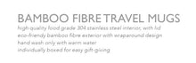 Load image into Gallery viewer, BAMBOO TRAVEL MUG NATIVE NORTHWEST
