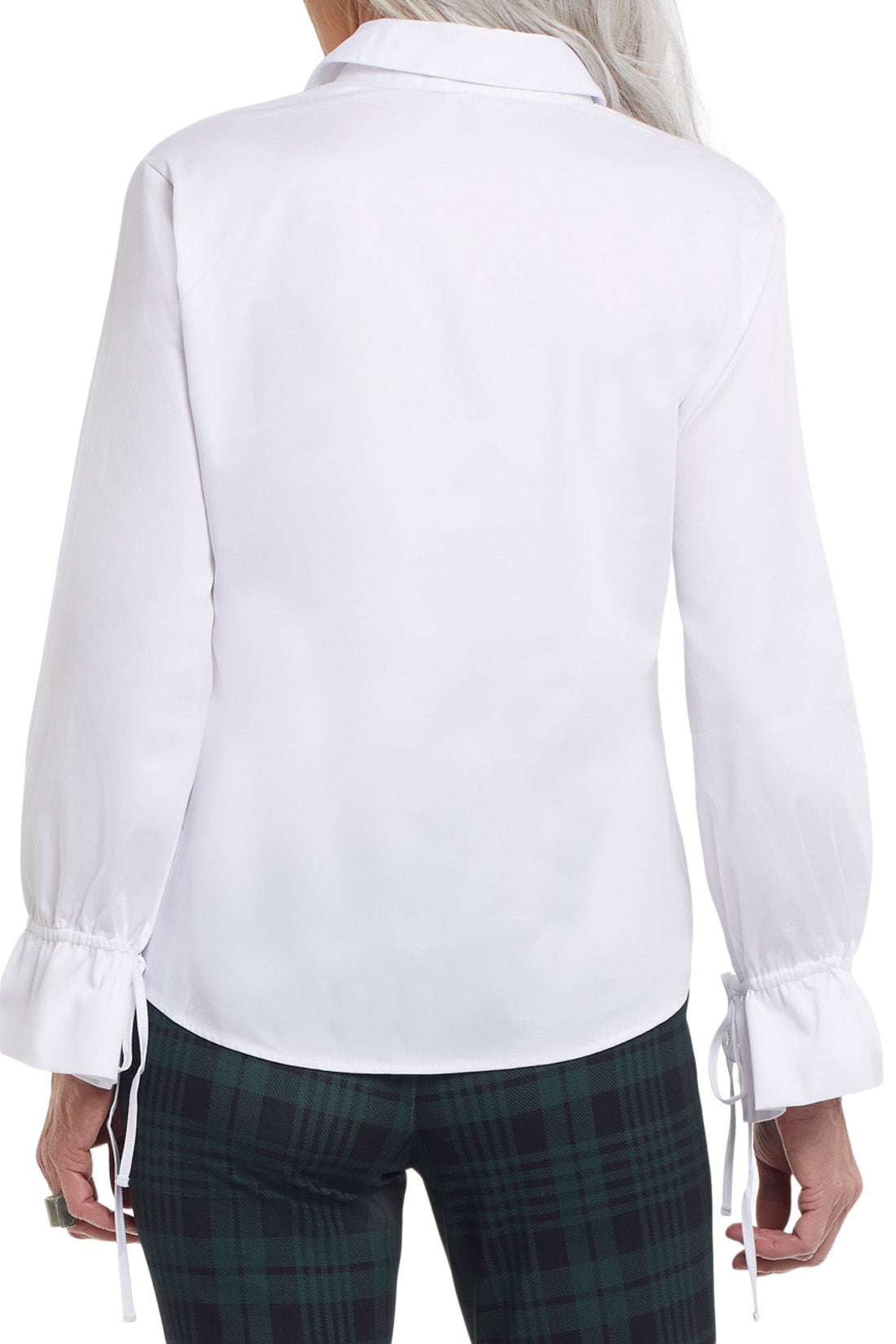 LONG SLEEVE PULL OVER BLOUSE 3673