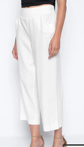 WIDE LEG CROP VM943 BLACK