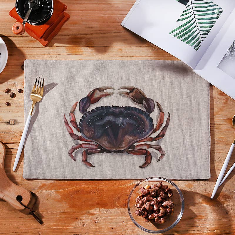 Crab Artwork Placemat, Table Linen