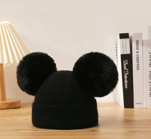 DOUBLE POM POM HAT 467