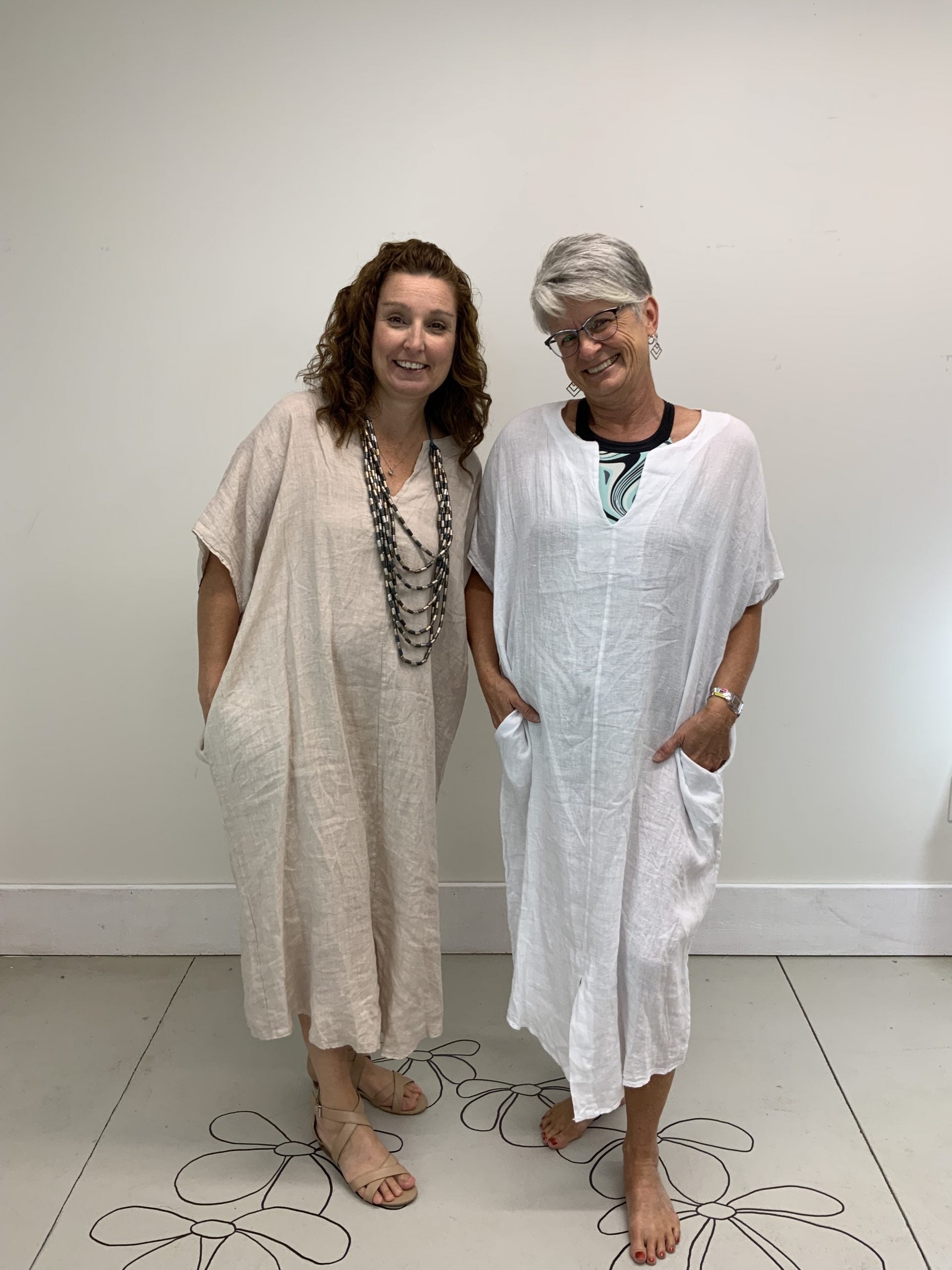 LINEN KAFTAN DRESS AS22121