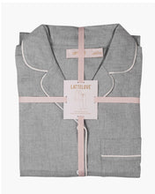 Load image into Gallery viewer, COFFEE SHOP 2 PIECE FLANNEL SET
