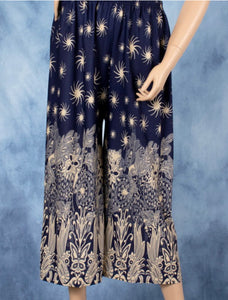 PLEATED PANT STARRY NIGHT TR1012