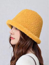 Load image into Gallery viewer, FUZZY BUCKET HAT W/BRIM HAT1261
