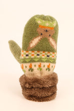 Load image into Gallery viewer, POWDER KNITTED MITTENS BUNNY
