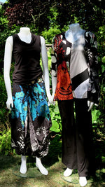 Load image into Gallery viewer, FLOWER LONG SKIRT/dress   HI-SK22128-BL
