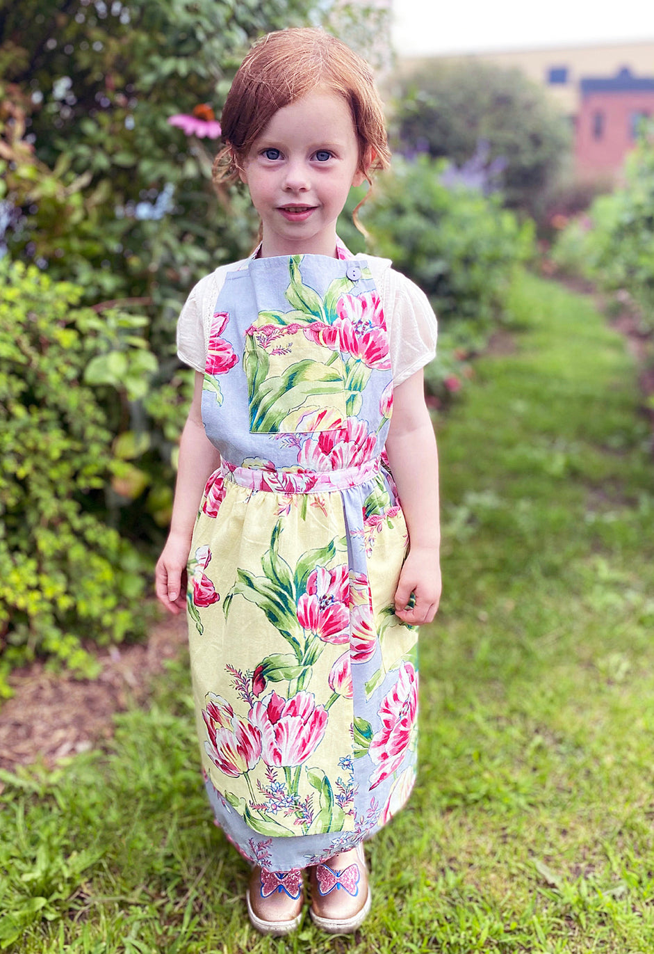 BLOOMING GARDEN KIDS APRON