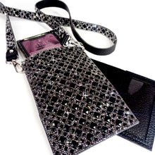 Load image into Gallery viewer, BUBBLES AND BLING CELLPHONE PURSE WITH DIAMONDS
