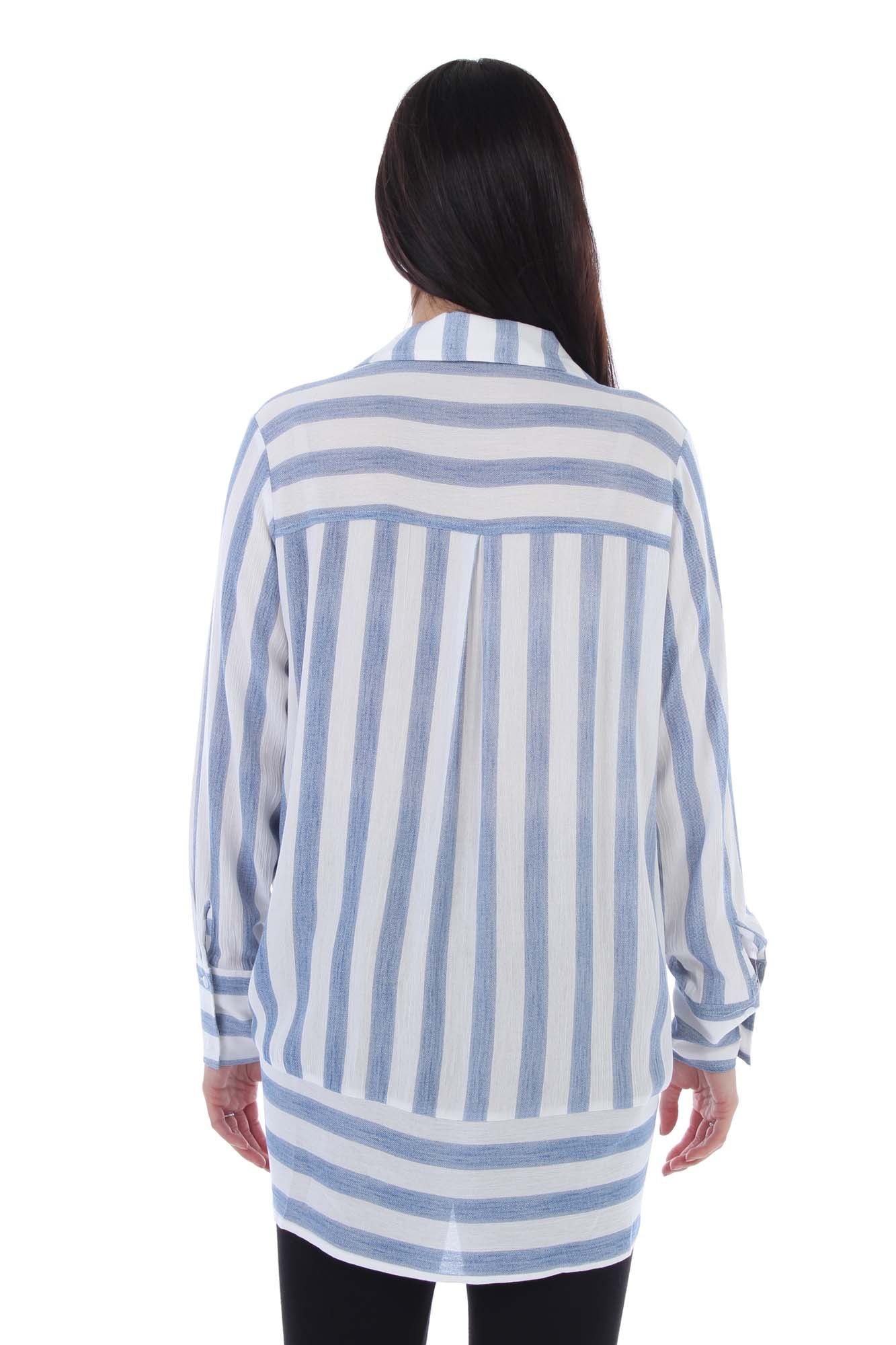 STRIPPED PRINT SHIRT