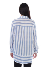 Load image into Gallery viewer, STRIPPED PRINT SHIRT
