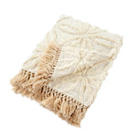 Load image into Gallery viewer, TUFTED LOLA THROW IN IVORY  -SHIPS DIRECT TO YOUR HOUSE!
