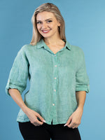 Load image into Gallery viewer, LINEN BLOUSE C2619
