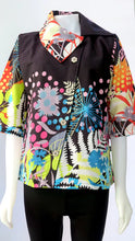 Load image into Gallery viewer, Cotton Flower Print Jacket HI-J22109

