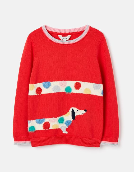 GEGE GIRLS SWEATER DOG 216519