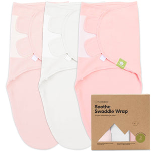 KeaBabies 3-Pack SOOTHE Swaddle Wraps