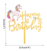 Load image into Gallery viewer, UNICORN CAKE TOPPERS
