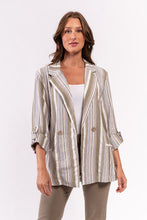 Load image into Gallery viewer, STRIPED JACKET 8250 BLUE COMBO
