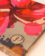 Load image into Gallery viewer, POWDER LUXURIOUS PEONY SCARF
