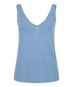 Load image into Gallery viewer, ESQUALO KNIT CAMISOLE BLUE SP2303000
