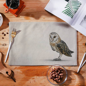 Owl Artwork 1 Placemat, Table Linen