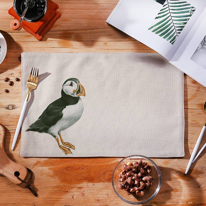 Puffin Artwork Placemat, Table Linen
