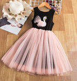 Load image into Gallery viewer, GIRLS  SWAN TUTU PARTY DRESS
