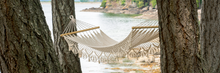 Load image into Gallery viewer, WOVEN COTTON HAMMOCK-ORDER WILL BE SHIPPED DIRECT TO YOU, ANYWHERE IN CANADA!!
