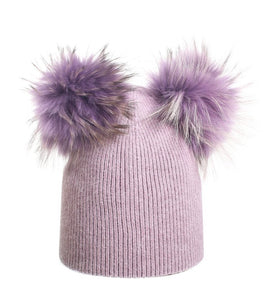 DOUBLE POM POM HAT