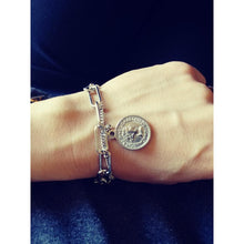 Load image into Gallery viewer, ATELIER SYP STAINLESS STEEL MAYA COIN BRACELET
