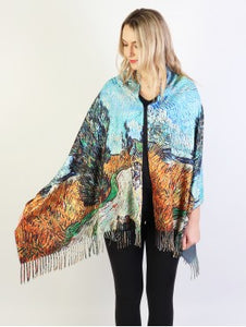 OIL PAINTING SCARF SF1724
