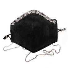 Load image into Gallery viewer, BLING MASK WITH CHAIN
