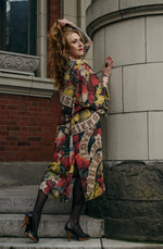 Load image into Gallery viewer, Friendship Love and Truth Long Duster Kimono Robe
