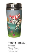 Load image into Gallery viewer, BAMBOO TRAVEL MUG NATIVE NORTHWEST
