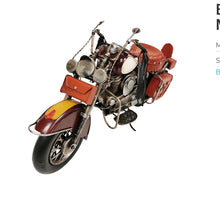 Load image into Gallery viewer, BURGUNDY MOTORCYCLE METAL
