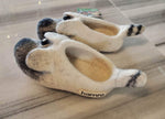 Load image into Gallery viewer, KIDS RACCON SLIPPERS FELT FAIR TRADE
