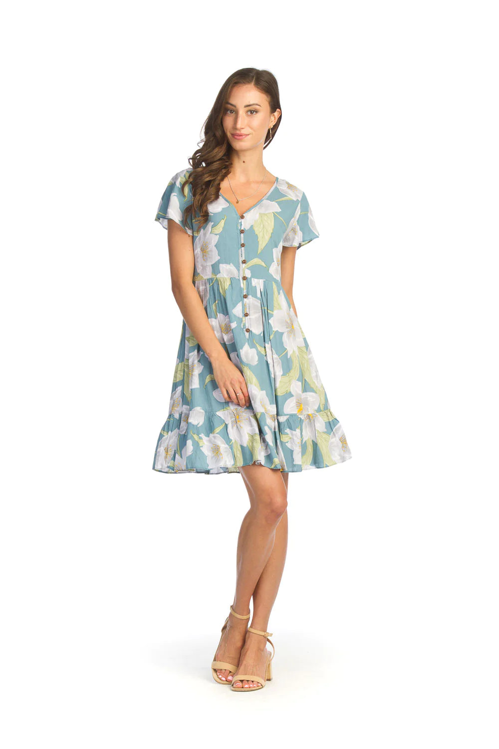 LARGE FLORAL DRESS 14719