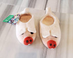 Load image into Gallery viewer, KIDS PIG SLIPPERS FELT FAIR TRADE
