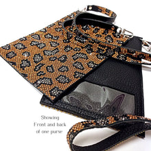 Load image into Gallery viewer, BUBBLES AND BLING CELLPHONE PURSE WITH DIAMONDS
