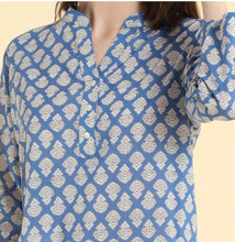 Load image into Gallery viewer, ARI INDIGO TUNIC MAHOGANY
