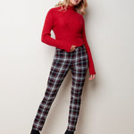 Load image into Gallery viewer, PULL ON PLAID TROUSER C5292-447B
