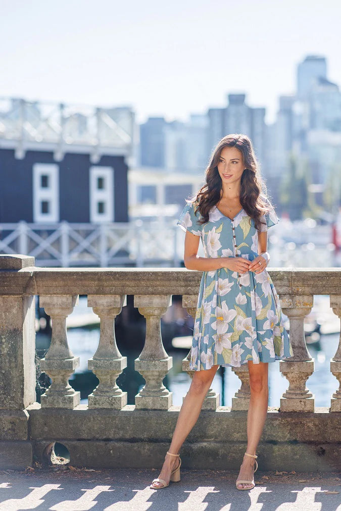 LARGE FLORAL DRESS 14719