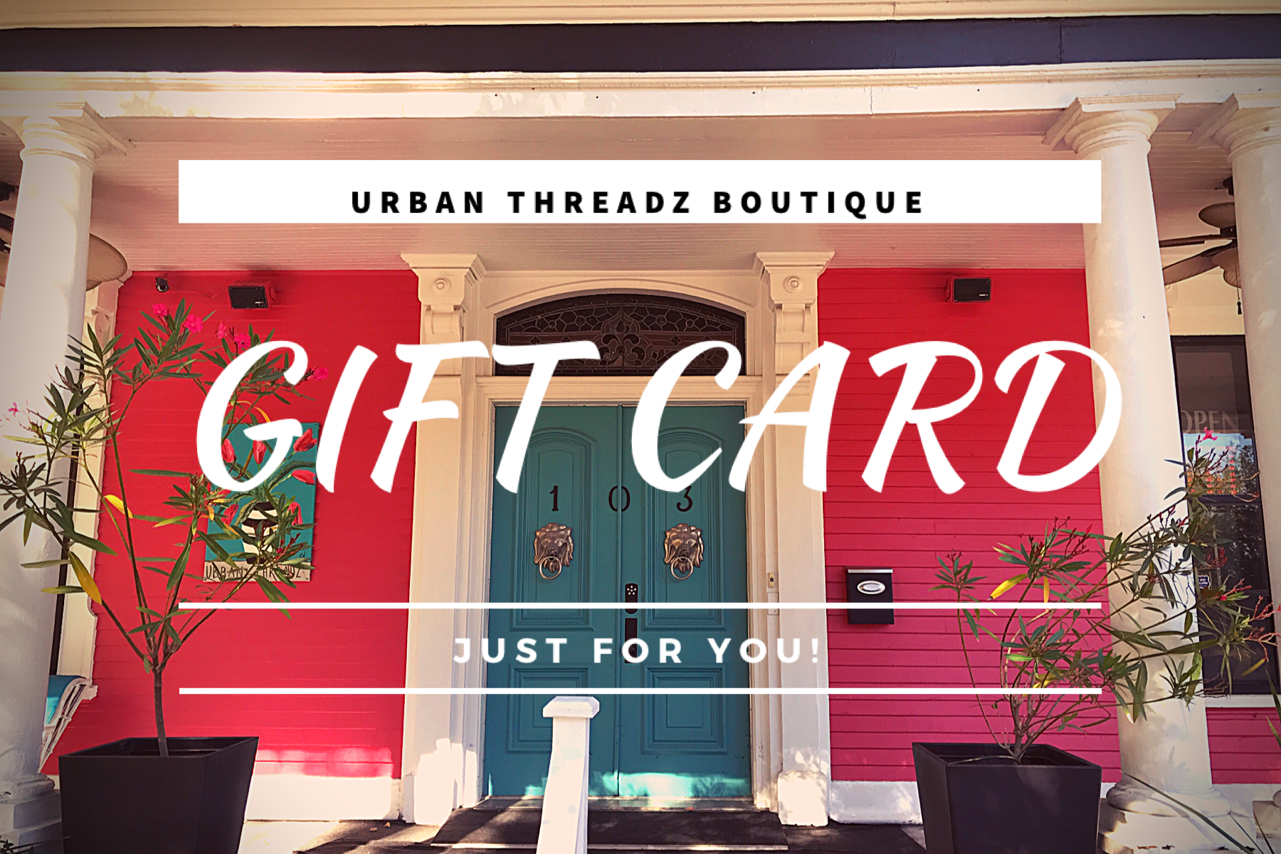 Gift Card-Online gift shopping too!