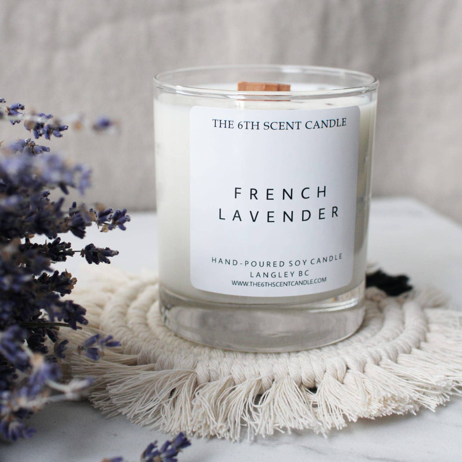 French Lavender Soy Candle Large