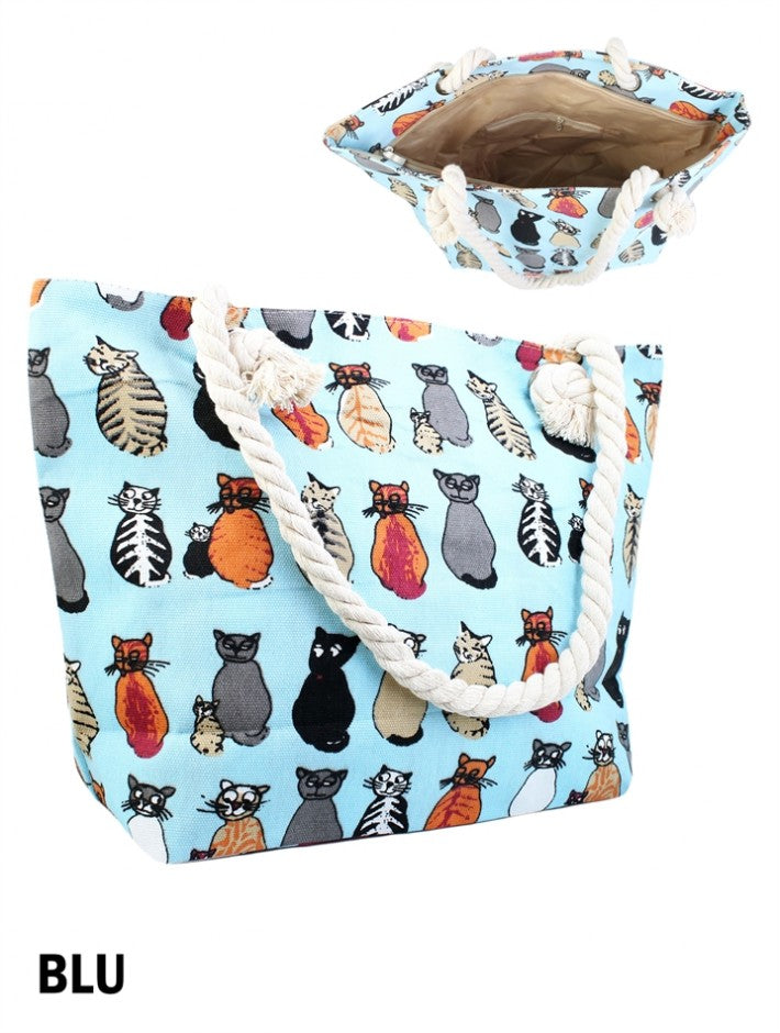 CANVAS CAT BAG BG1016BLU